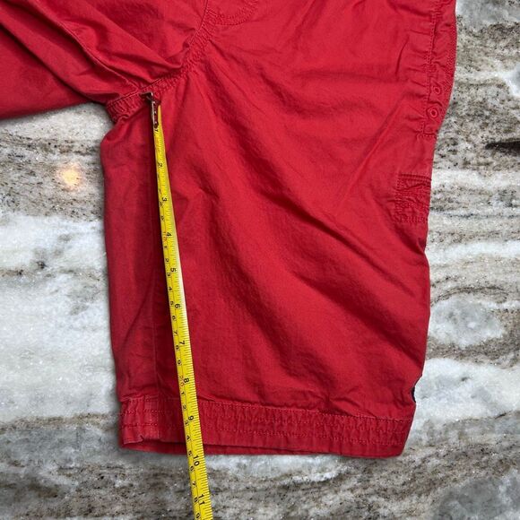 POLO Ralph Lauren, Red Elastic Waist Drawstring Shorts 100% Cotton, Boys 14 - Picture 6 of 16